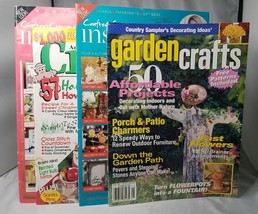 Craft Cards Papercrafts Gift Idea Set Of 4 Magazines Inspiration Garden - £7.50 GBP