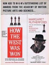 How the West Was Won 1964 ORIGINAL Vintage 9x12 Industry Ad Margaret Rutherford - £15.56 GBP