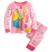  Disney Store Disney Princess 2 Piece Pajama Set - Girls Sz 2T,  3T - £16.07 GBP