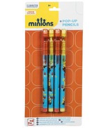 Pop Up Pencils DESPICABLE ME MINIONS Pack of 4 Pencil Party Bag Fillers ... - £4.91 GBP