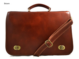 Leather men messenger women messenger leather  bag mens leather bag shoulder bag - £154.45 GBP