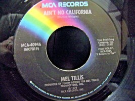 Mel Tillis-Ain&#39;t No California / What Comes Natural To A Fool-45rpm-1978-VG+ - £1.58 GBP