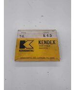 Kennametal T4L K45 Triangular Carbide Inserts, Grade K45 4pcs  - $30.30