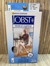 Jobst Petite Small Opaque Compression Knee 15-20 mmhg Stockings Open Toe - £39.56 GBP