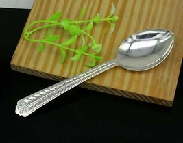 Pure sterling silver handmade solid silver 6&quot; spoon kitchen utensils, ve... - $97.80