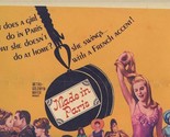 Made in Paris Original 1966 Movie Window Poster Ann Margret Chad Everett... - $21.78