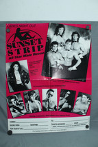 Vintage American Hunks &quot;Sunset Strip&quot;  Male Dancers Poster - Gay Interes... - £38.93 GBP