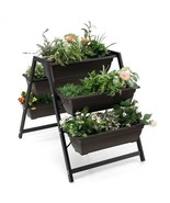 3 Tier Patio Raised Garden Bed Planter Boxes Herbs Flowers Vegetables - $335.78 CAD