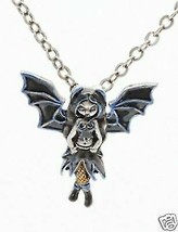 Jasmine Griffith Mystica Necklace - Bat Wings Fairy - £15.21 GBP