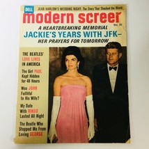 VTG Modern Screen Magazine December 1964 Jackie Kennedy &amp; John F. Kennedy - £11.16 GBP