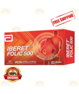 1 X Abbott Iberet Fol 500 30&#39;S Eisen Vitamin C &amp; B Komplex - €24,89 EUR