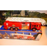 SUNOCO AERIAL TOWER FIRE TRUCK-W/LIGHTS &amp; SOUND - NO INSERT - NEW- B1 - $12.59