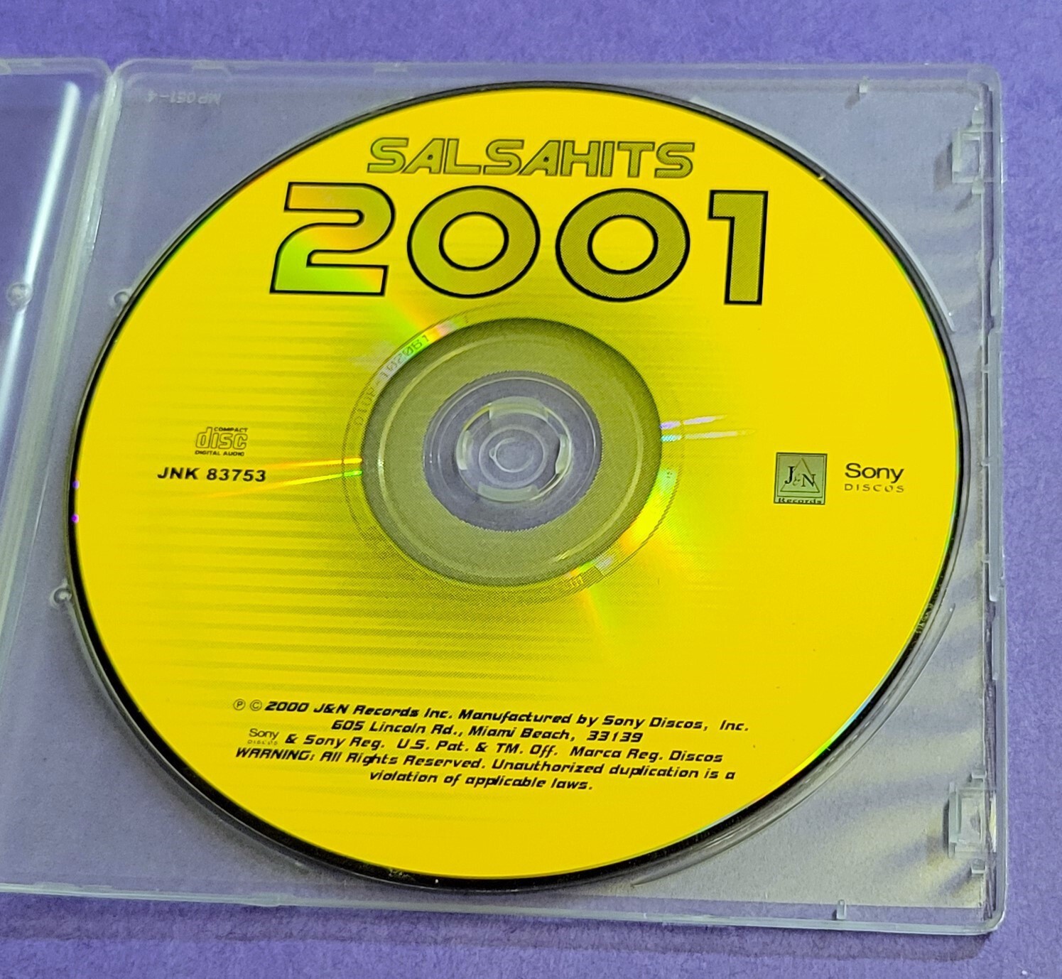 Salsahits 2001 by Various Artists (CD, Nov-2000, Sony Music Distribution) - $5.93
