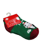 Christmas House Christmas Paw Print Low Cut Socks Fits Shoes 1-7 - £10.16 GBP