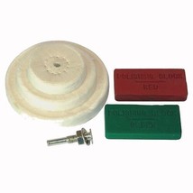 6 Piece Polishing Kit Dome Buffing Pad Mop Wheel Drill Kit for Car Polis... - $13.95