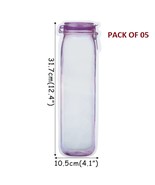 Reusable Mason Jar Bottles Bags Nuts Candy Cookies Bag (Pack of 5) - £6.95 GBP