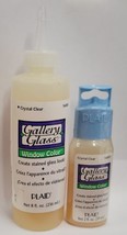 Vtg NIP 2 Plaid Gallery Glass Window Color 2oz 8oz 16081 16001 - £10.28 GBP