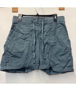 Style &amp; Co Womens S Dark Slate Blue Tie Waist Cargo Bermuda Shorts NWT O67 - $19.59