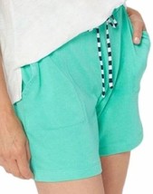 Belle Beach by Kim Gravel Summer Pool Green Soft French Terry Shorts Siz... - £28.83 GBP