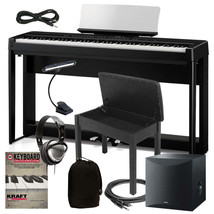 Kawai ES520 Portable Digital Piano - Black COMPLETE HOME BUNDLE PLUS - £3,056.01 GBP