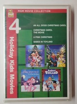 Holiday Kids Movies 4 Pack DVD All Dogs, A Pink Christmas, Babes Christmas Carol - £11.03 GBP
