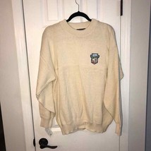 Vintage McBriar Mead Sweater L Cream DS Embroidered - £73.69 GBP