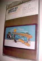 Golden Bee Stitchery 1977 It&#39;s A Biplane Item No. 708 New - £8.56 GBP
