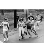 Kathrine Switze Officially Run Boston Marathon Oil Canvas Print Poster W... - $20.65 CAD+