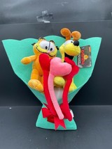 2025 Nickelodeon Plush Bouquet Garfield Odie Plush Valentines Wal Mart Exclusive - $19.35