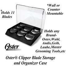 Oster Clipper Blade Storage&Organizer Case Holder Shelf*Also For Andis,Wahl,Geib - $32.99