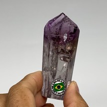 71g, 2.9&quot;x1.3&quot;x0.7&quot;, Natural Amethyst Tower Point Obelisk @Brazil, B32319 - £56.04 GBP