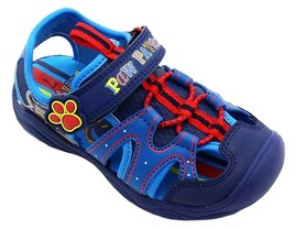 PAW PATROL CHASE Light-Up Closed-Toe Sandals Shoes Toddler&#39;s Size 6 or 8... - £17.68 GBP