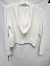 New With Tags Girls Cozy Hoodie art class Cream Size Large 10/12 Ivory image 3