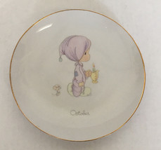 1983 precious moments October small decorative plate collectible - £15.46 GBP