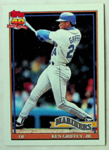1991 Topps Ken Griffey Jr Baseball Card #790 - Seattle Mariners - £3.12 GBP