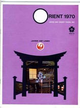 JAL Japan Air Lines Japan and Orient 1970 Tour Booklet - £17.18 GBP