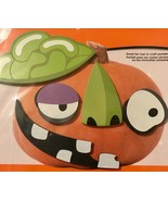 Creatology ZOMBIE BRAINS Wood Pumpkin 5 Pc Decorating Kit - Halloween De... - £4.10 GBP