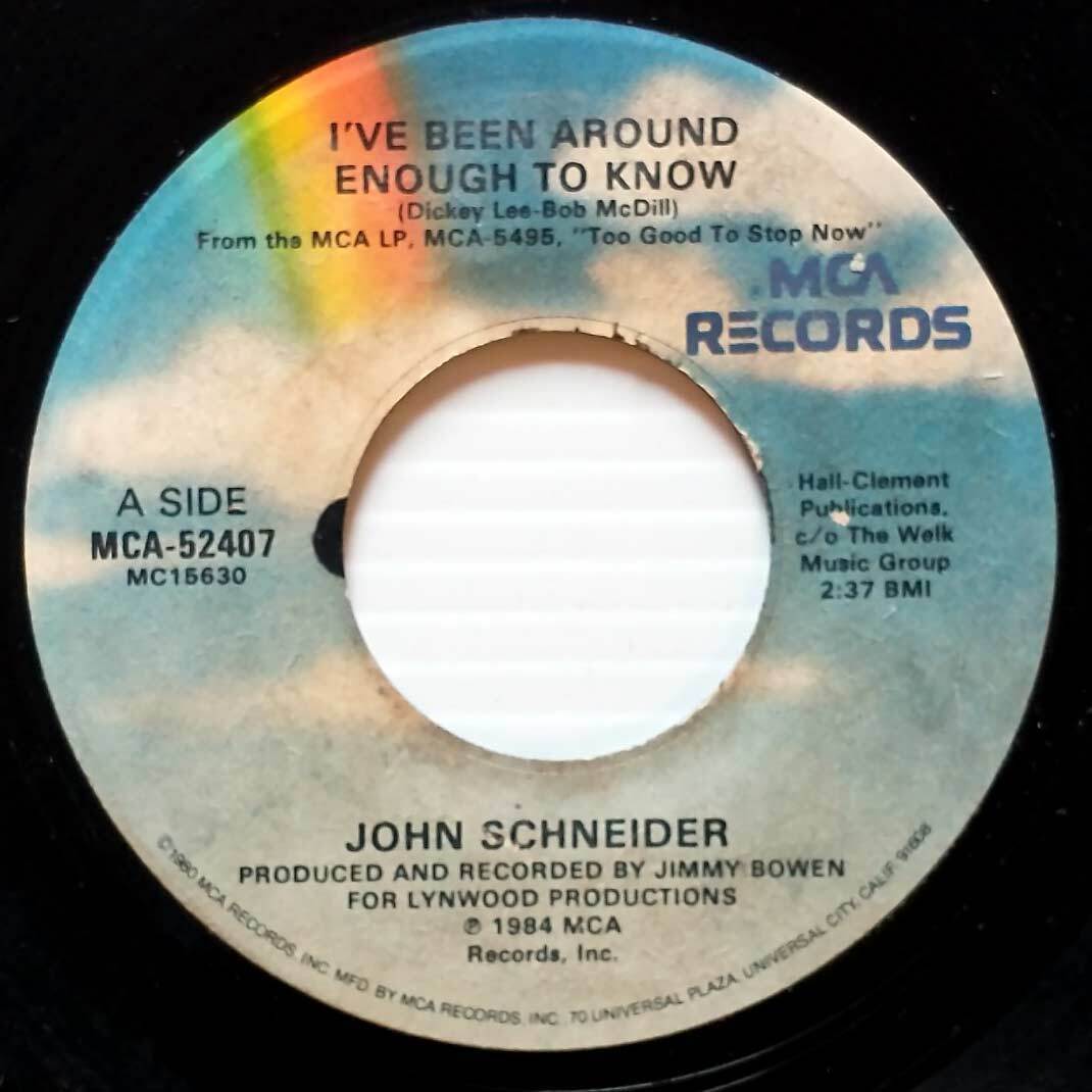Primary image for John Schneider - I've Been Around Enough To Know / Trouble [7" 45 rpm Single]