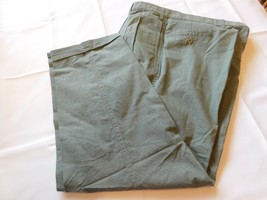 Docker&#39;s Men&#39;s Pants Size 38 X 31** pants slacks Pleated Front Green/Gre... - £14.16 GBP