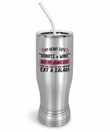 PixiDoodle Funny Donuts And Wine Insulated Coffee Mug Tumbler with Spill... - €28,97 EUR+