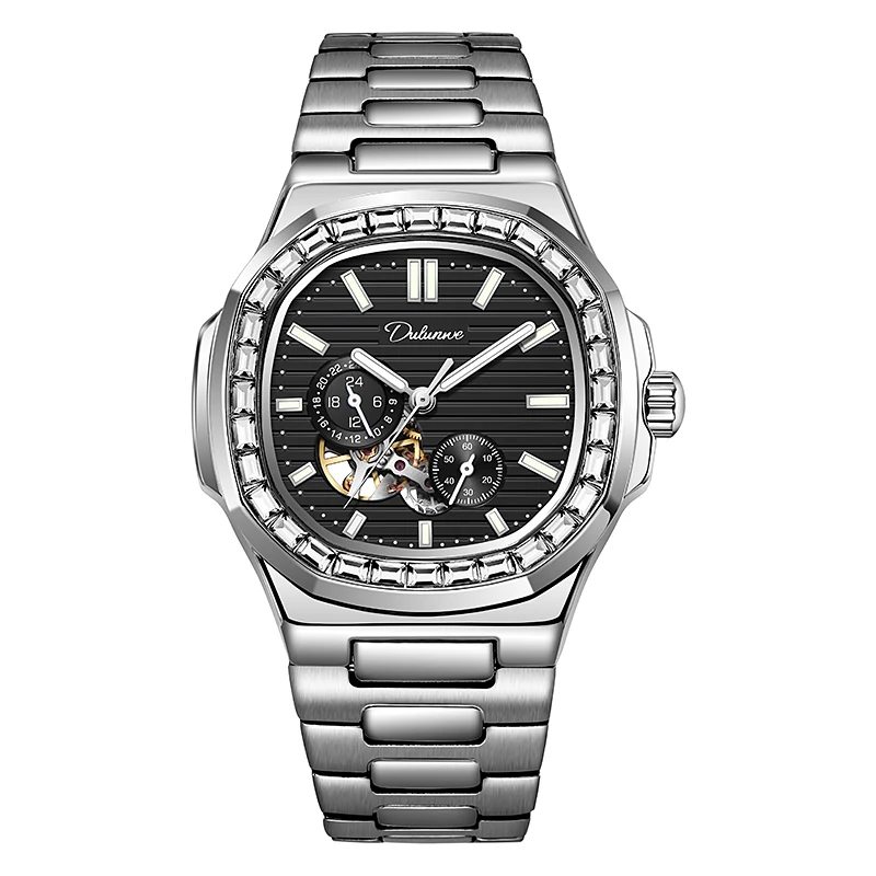 Men&#39;s  Automatic Mechanical  Watch Men Wrist Waterproof Clock   Casual Sky Blue  - £122.47 GBP