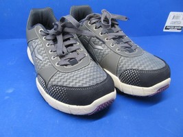 Kuru Quantum Womens Gray And Purple Mesh Running Shoes Size US 9 EUR 40 - $49.00