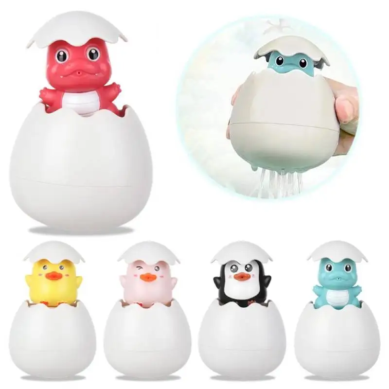 Penguin Egg Hatching Toy Kids Bathtub Spray Toy Easter Egg Hatching Swimming - £10.55 GBP