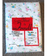 Vintage NEW Comforter and Blanket Cover 72x84 Floral Retro Granny Cottag... - $46.99 CAD