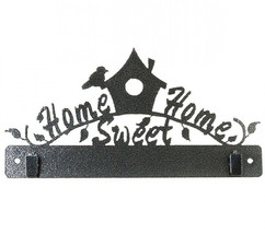 Classic Motifs 10 Inch Home Sweet Home Charcoal Craft Holder With Clips - £21.51 GBP