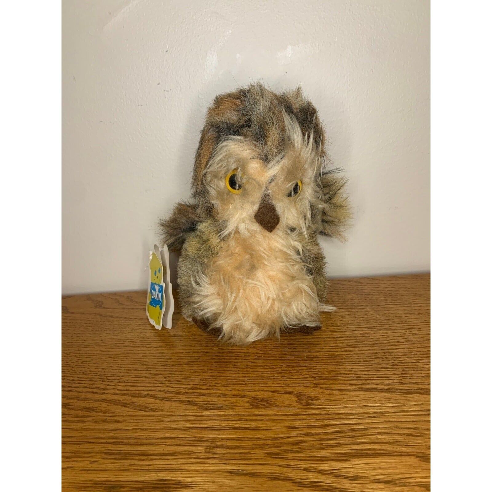 Vtg Dakin Pillow Pets Little Ollie Owl 7” Plush 1977 Stuffed Owl NWT