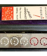 1940-50s Add-O-Meter Analog Adding Machine w/ Original Case And Brochure... - $554.45 MXN