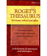 Roget&#39;s Thesaurus - For Home, School and Office, Paperback Book - £3.84 GBP