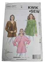 XS-XL Uncut Sewing Pattern Vintage Kwik Sew 3377 Tunic Tops - £15.26 GBP