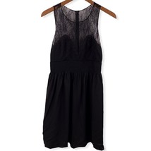 Sandro Black Dress with Lace - £47.13 GBP